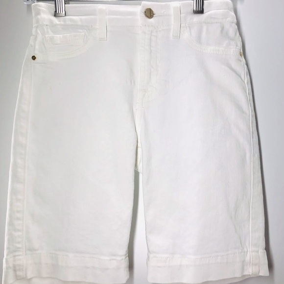 27. NWT Jen 7 White Bermuda Short Size 0 - Picture 1 of 5